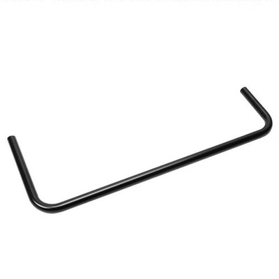 Barrow Kupfer starrer Schlauch vorgebogen doppelt 90 - metallic schwarz