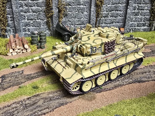 Panzerkampfwagen VI Tiger, wehrmacht , WW2 , 1:35,bebaut,bemalt,#1110