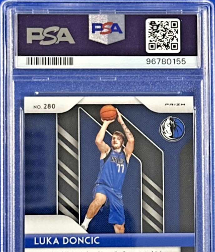 2018 PANINI PRIZM LUKA DONCIC #280 RED/WHITE/BLUE PRIZM ROOKIE PSA 9 0155 🔥RC🔥 view 12