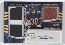 2023 Panini Absolute Rookie Premiere Materials 83/399 Roschon Johnson Auto ht1