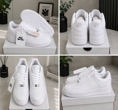 Men's Air Force 1 ''Triple White'' Low Top Classic Sneakers US Size 5-13
