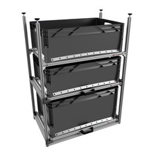 Wohnmobil Regal Regalsystem Heckgaragenregal Wohnmobilgarage Eurobox Heckgarage