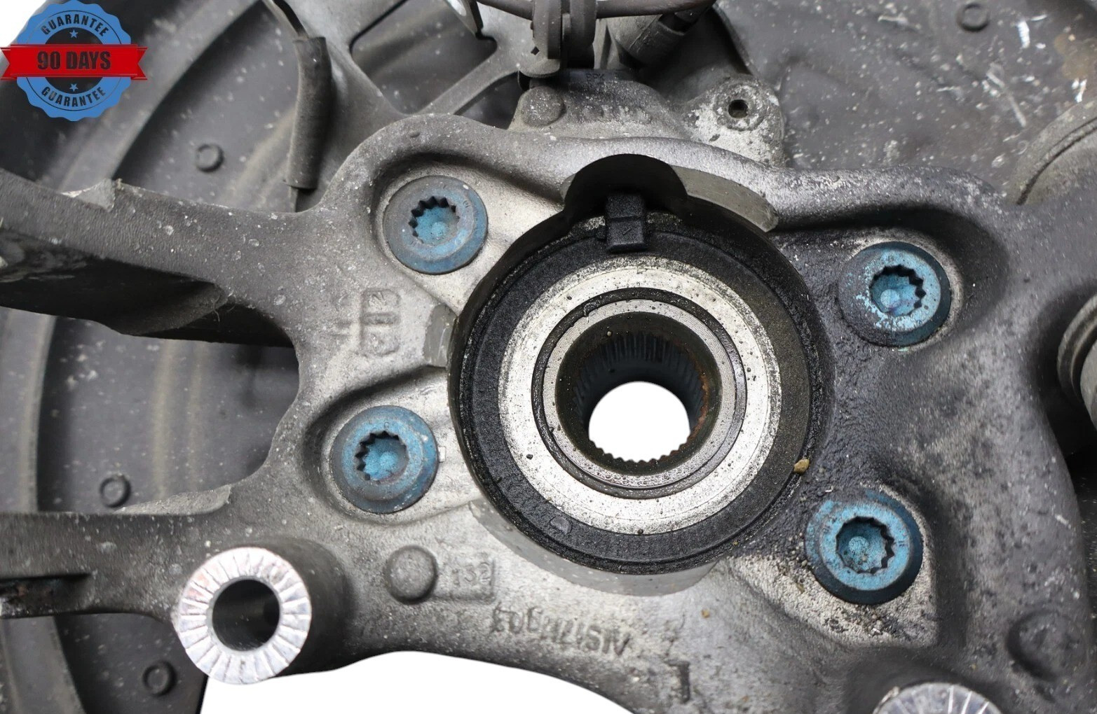 03-13 Bentley Continental GT Rear Left Side Spindle Knuckle Hub 3D0505435M Oem
