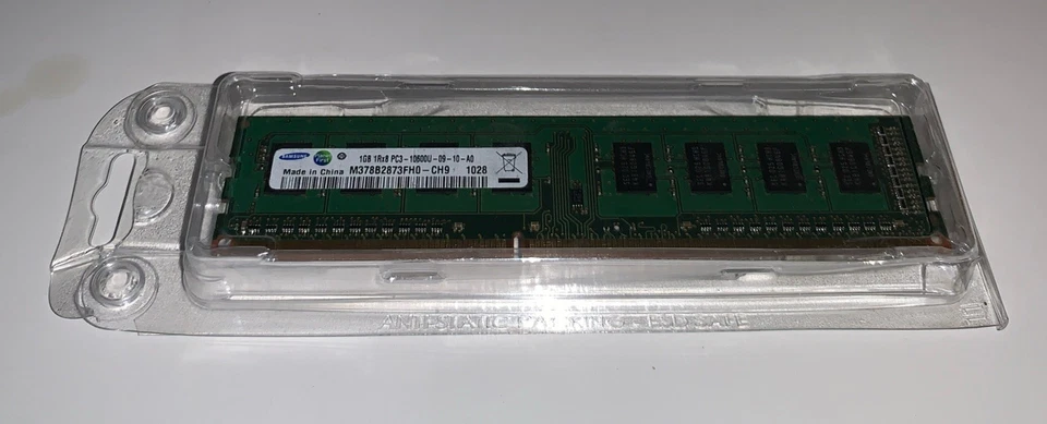 Samsung 1GB Memory Ram 1Rx8 PC3-10600U-09-10-A0 M378B2873FH0-CH9 - Image 2 of 3