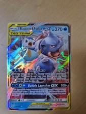 NM! Blastoise & Piplup GX (38/236) Cosmic Eclipse Tag Team Holo Pokemon Card!