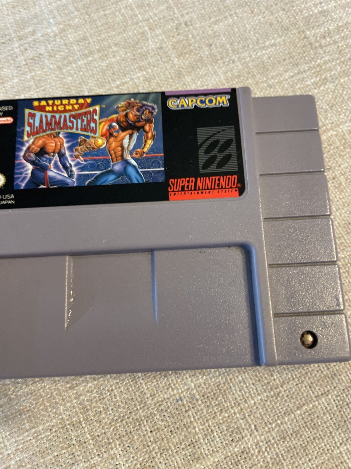 Saturday Night Slam Masters (Super Nintendo Entertainment System) with Manual