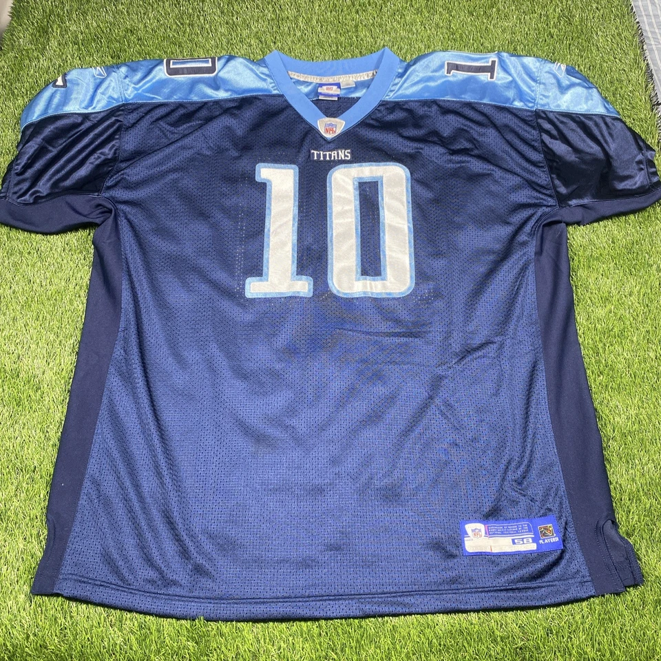 Vince Young Tennessee Titans Reebok Jersey Mens 58 Stitched NFL Football #10  - Image 2 of 4