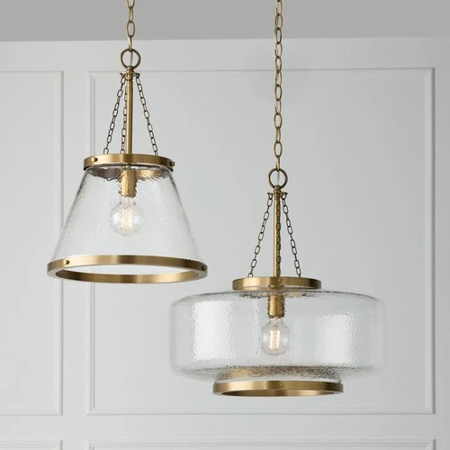 Capital Lighting 355311 Landon 20"W Pendant - Brass - Picture 2 of 7