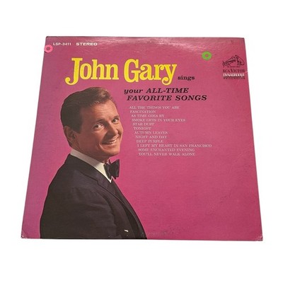 John Gary  Sings Your All-Time Favorite Songs Vinyl LP RCA Victor LSP 3411