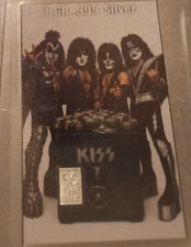 Kiss 1 grain silver art bar card collectable ...