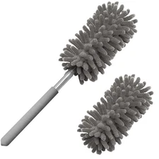 Microfiber Duster for Cleaning, Tukuos Hand Washable Dusters with 2pcs