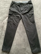 Aime Leon Dore Cargo Pants Men’s Size 34 Black Relaxed Fit Cotton Pockets
