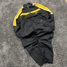Vintage Y2K Reebok Men's Size Medium Windbreaker Full Track Suit