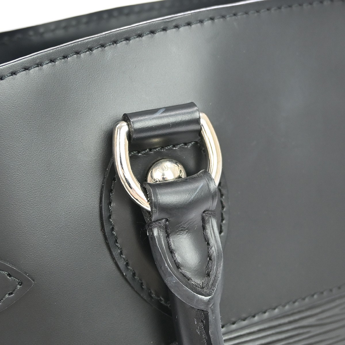Best06/ Louis Vuitton Black Epi Passy PM Tote Handbag M59262 SN3089 NQ10113 image 8