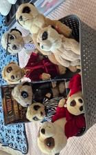 8 Meerkat soft toy bundle just been on shelf not played with 