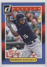 2014 Panini Donruss The Rookies Domingo Santana #85 4l3