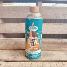 Vintage Spray Can Fuller Brush Co Instant DWC Dusts Waxes Cleans 746 Nearly Full