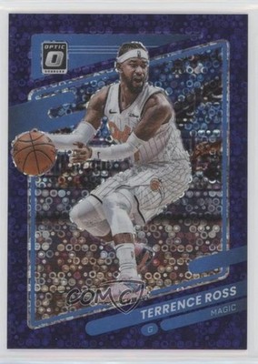 2021-22 Panini Donruss Optic Fast Break Purple Prizm 32/95 Terrence Ross #35 1u6