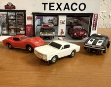 VTG 1970's Eldon #3219 HO ‘68 Ford Mustang GT Fastback Wimbledon White Slot Car