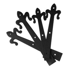 1 Set Garage Door Decor Hinges Decorative Hinges with Screws Kit for Garage