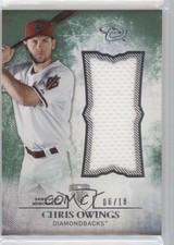 2015 Triple Threads Unity Single Jumbo Relics Emerald 6/18 Chris Owings 0q1p