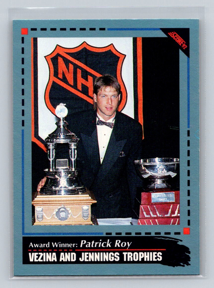 1992-93 Score Canadian #527 Patrick Roy Montreal Canadiens