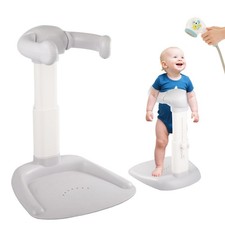 Baby Shower Stand Adjustable 9 Level Position Bath Shower Standing , Anti-Sli...