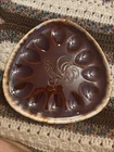 Vintage Hull Pottery Brown Drip  Ceramic  Deviled Egg Tray