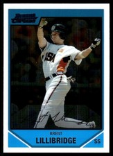 Brent Lillibridge 2007 Bowman Draft Picks & Prospects #BDPP97 Braves MLB READ