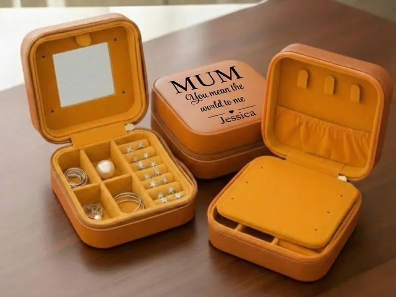Personalised Jessica Mum Jewellery Box You Mean The World To Me
