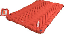 KLYMIT Insulated Double V Inflatable Sleeping Pad  Thick, Lightweight, Easy to