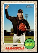 Jeff Samardzija 2017 Topps Heritage #121 San Francisco Giants 25709 Baseball