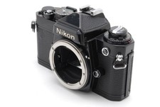 S/N 394xxxx NEAR MINT Nikon FE Black 35mm SLR Film Camera Body From JAPAN