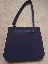 Vintage Purple Waldybag Clutch With Purse