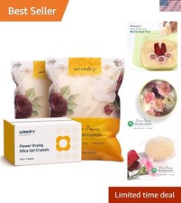 10 LBS Non-Toxic Silica Gel Flower Drying Crystals, Color Indicating - 2 Packs