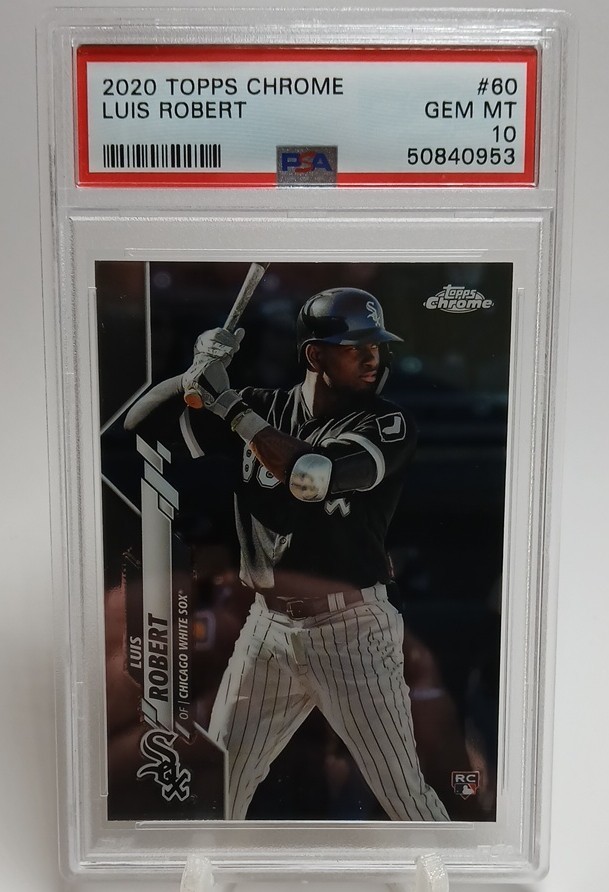 2020 Topps Chrome - Luis Robert #60 Batting (RC)