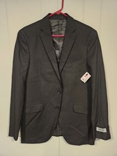 Kenneth Cole Reaction 40L Techni-Cole Suit Jacket Blazer Sport Coat Black NWT