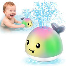 Light up Whale Bath Toys Sprinkler for Babies 6-12 12-18 Months, Kids Ages 1-3 2