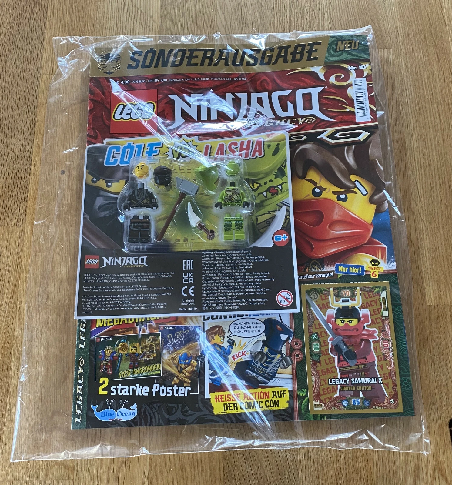 LEGO Ninjago Legacy - Magazine No. 10 Cole vs Lasha + Limited Card