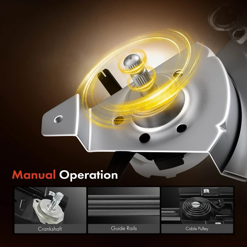 手动车窗调节器适用于雪佛兰 C10 Suburban GMC C15/C1500 左前拾音器 — 第 4/4 张图片