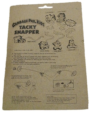 Garbage Pail Kids Tacky Snapper GPK 1985 Up Chuck  - Imagen 3 de 8