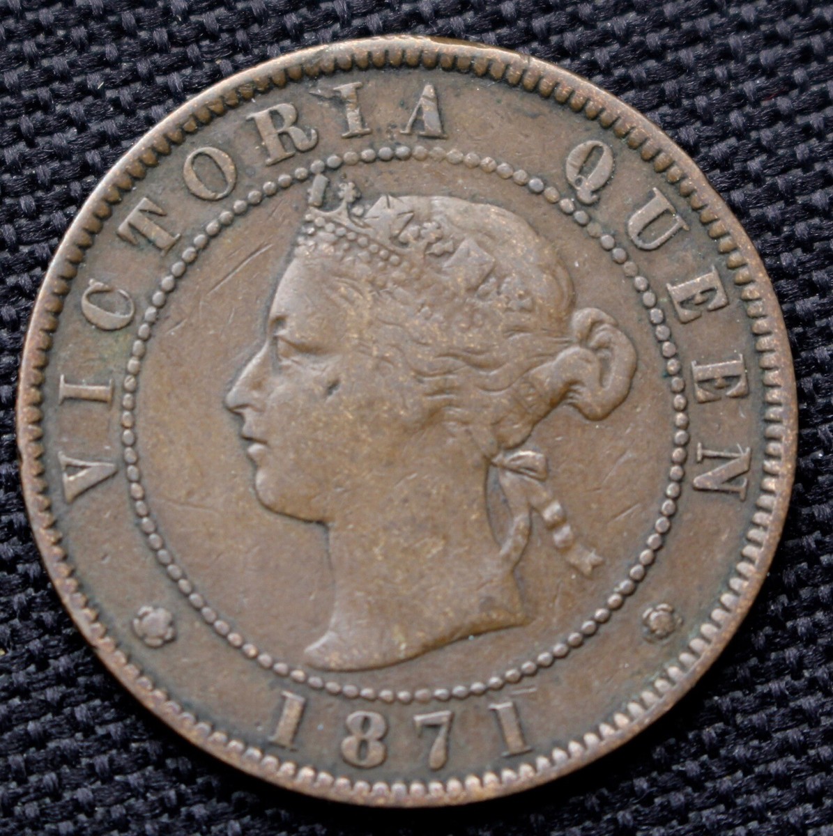 コレクション 1871 Victoria Queen  ONE CENT 1871 PRINCE EDWARD ISLAND ONE CENT LARGE CENT - BRONZE - Victoria