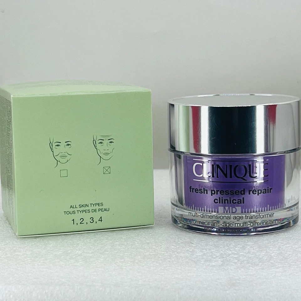 Clinique Fresh Pressed Repair MD Multi-Dimensional Age 1.7 OZ NUEVO EN CAJA Foto 4 de 4