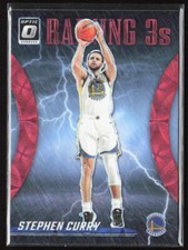 2023-24 Donruss Optic Stephen Curry Raining 3s International Red Scope Prizm