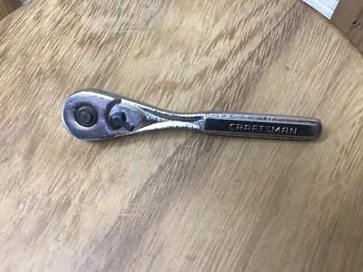 Vintage Craftsman 44807 Ratchet Wrench 1/4