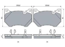 Original Bosch brake pad set disc brake 0 986 424 965 for Audi
