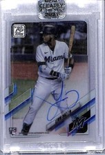 2021 Topps Clearly Authentic #CAA-LD Lewin Diaz NM-MT Auto Marlins 