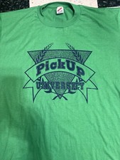 Vintage 90s Pick Up University Humor T-Shirt XL USA Made Jerzees