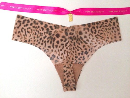 Victorias Secret THONG No Show Panty Panties SEXY Leopard Floral Cherry Lace NWT - 第 13/197 張圖片