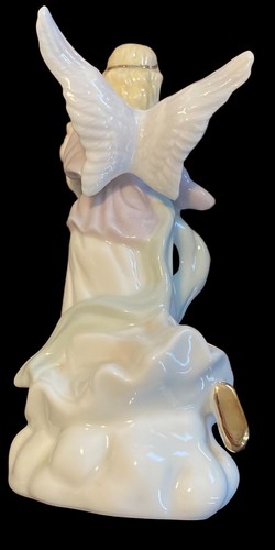 angel playing harp figurine - Picture 3 of 15